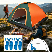 Pop Up Hiking Tent 3- 4 Man