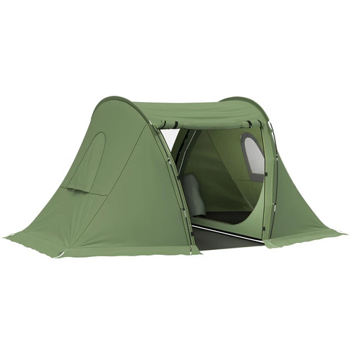 Man camping tent with living - camping,