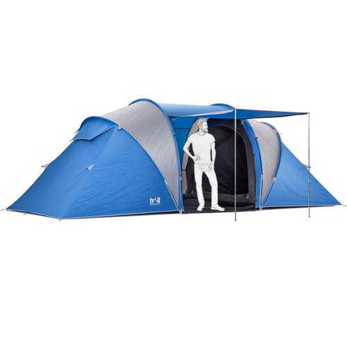 Man tunnel tent - man, family